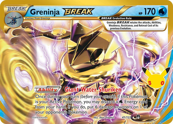 Greninja BREAK - 41/122 - 30th Celebration: Classic Collection