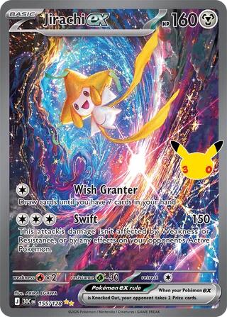 Jirachi ex - 155/128 - 30th Celebration