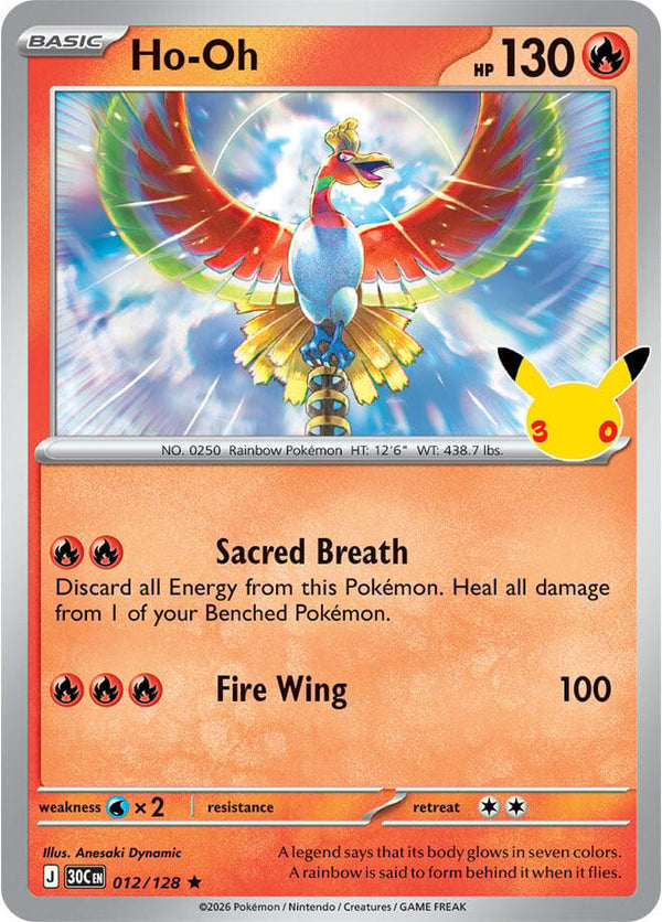 Ho-Oh - 012/128 - 30th Celebration
