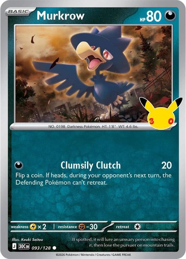 Murkrow - 093/128 - 30th Celebration