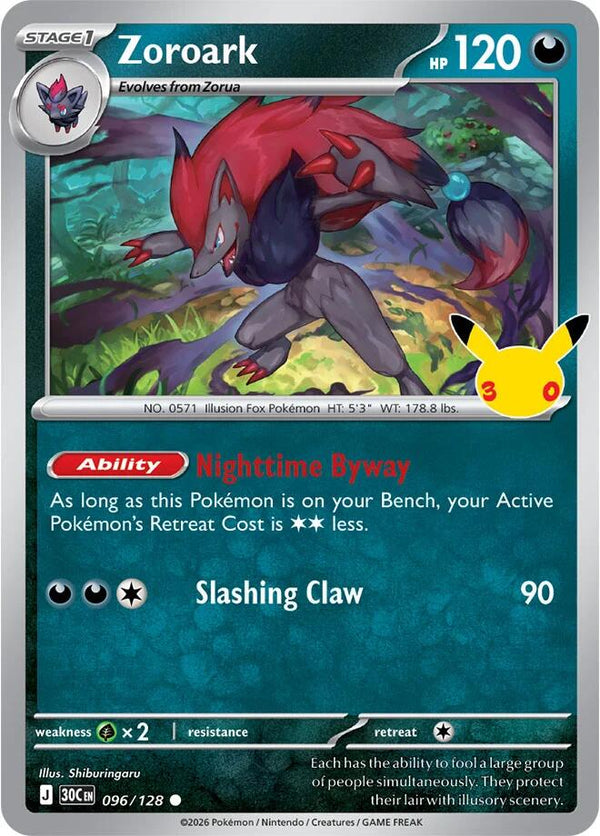 Zoroark - 096/128 - 30th Celebration