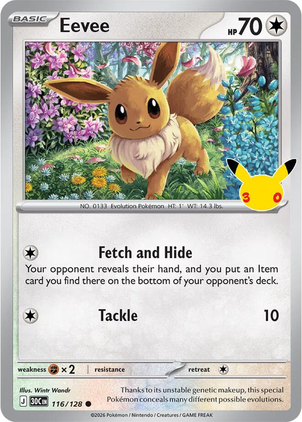 Eevee - 116/128 - 30th Celebration