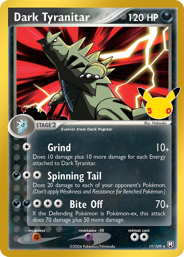 Dark Tyranitar - 19/109 - 30th Celebration: Classic Collection
