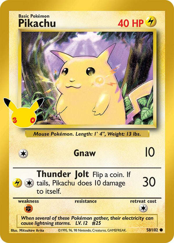 Pikachu - 58/102 - 30th Celebration: Classic Collection