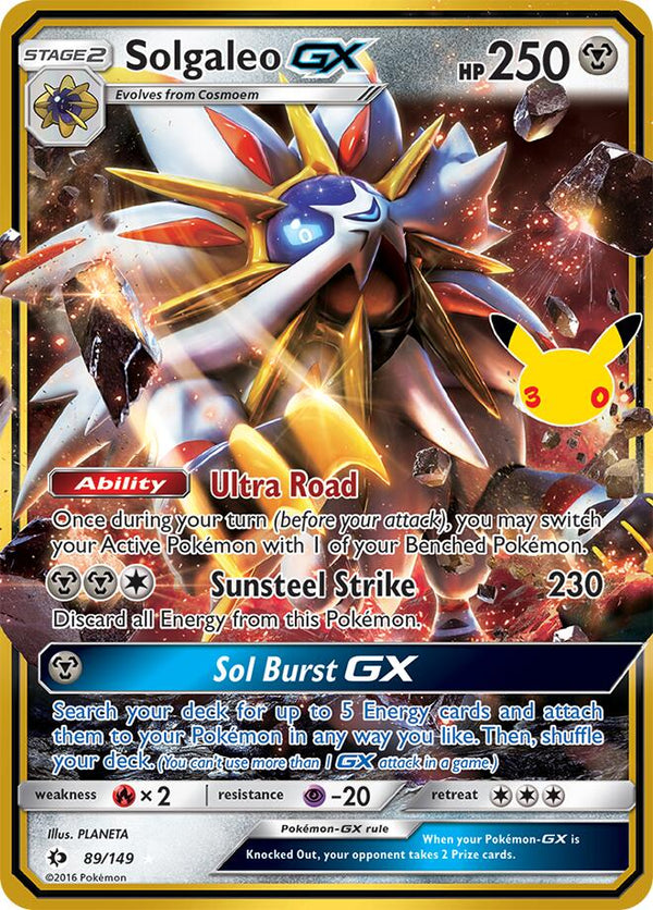 Solgaleo GX - 89/149 - 30th Celebration: Classic Collection