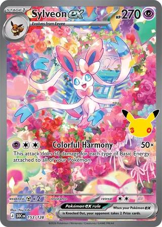 Sylveon ex - 153/128 - 30th Celebration