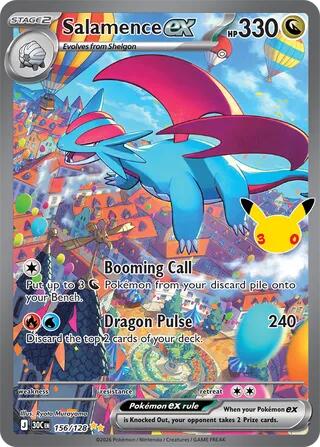 Salamence ex - 156/128 - 30th Celebration