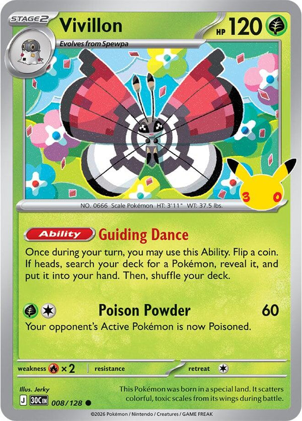 Vivillon - 008/128 - 30th Celebration