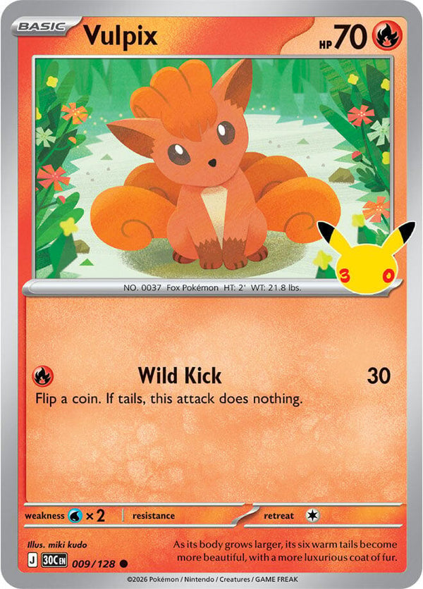 Vulpix - 009/128 - 30th Celebration