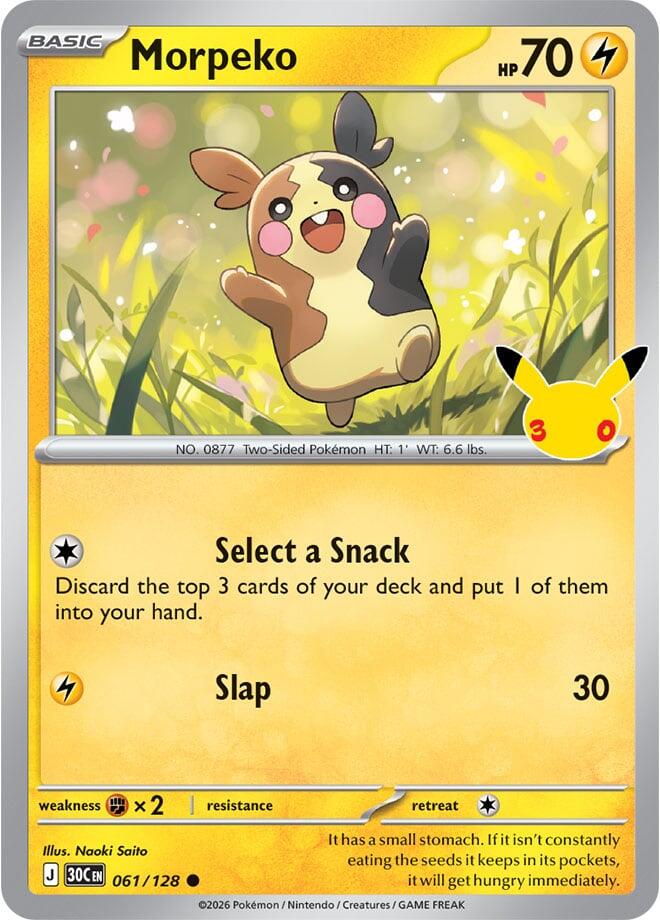 Morpeko - 061/128 - 30th Celebration