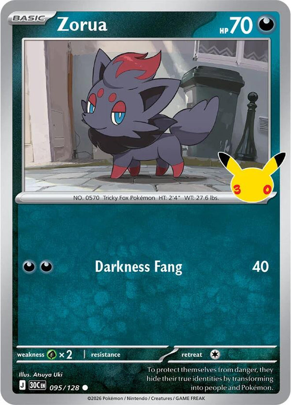 Zorua - 095/128 - 30th Celebration